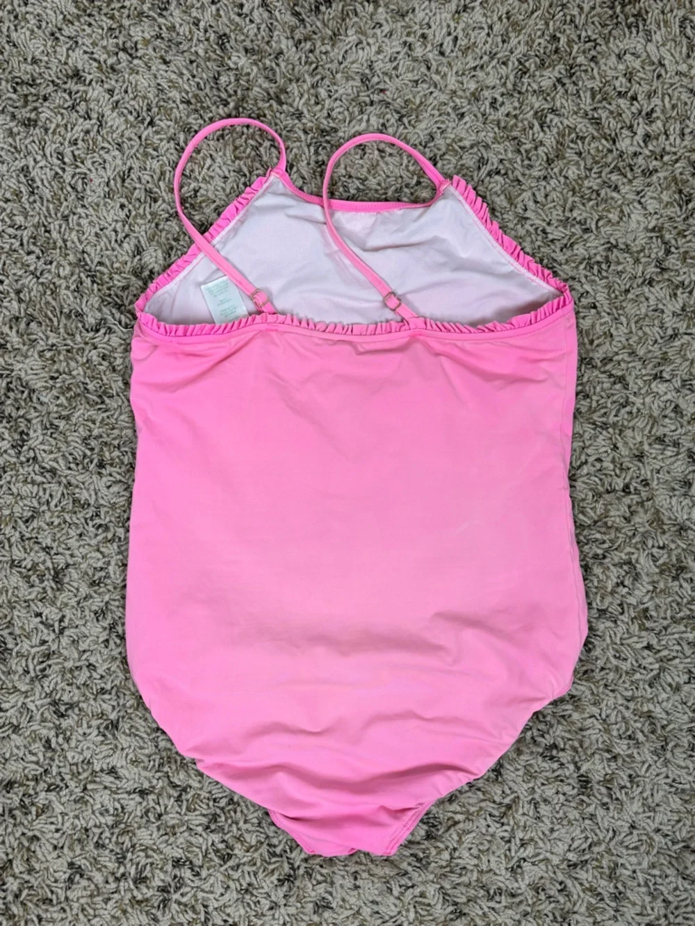 Lilly Pulitzer Juliet One Piece‎ Girls Swimsuit UPF 50+ Pink Tropics Size 12